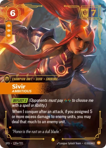 [Chinese] Sivir, Ambitious [SFD-120A/221]