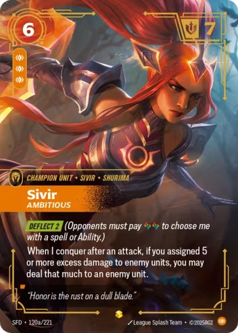 Sivir, Ambitious [SFD-120A/221]