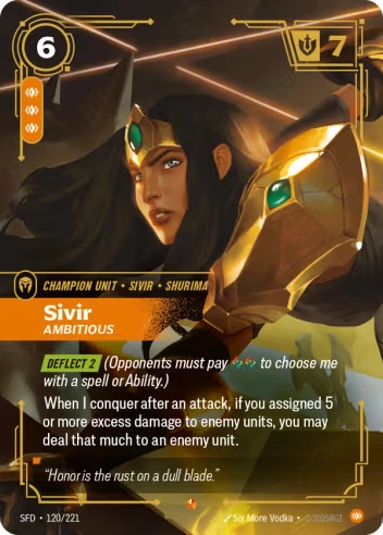 Sivir, Ambitious [SFD-120/221] CN