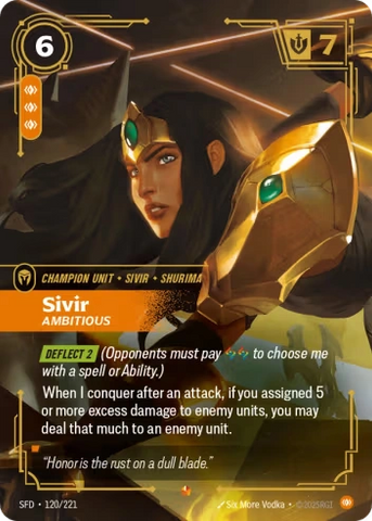 Sivir, Ambitious [SFD-120/221]