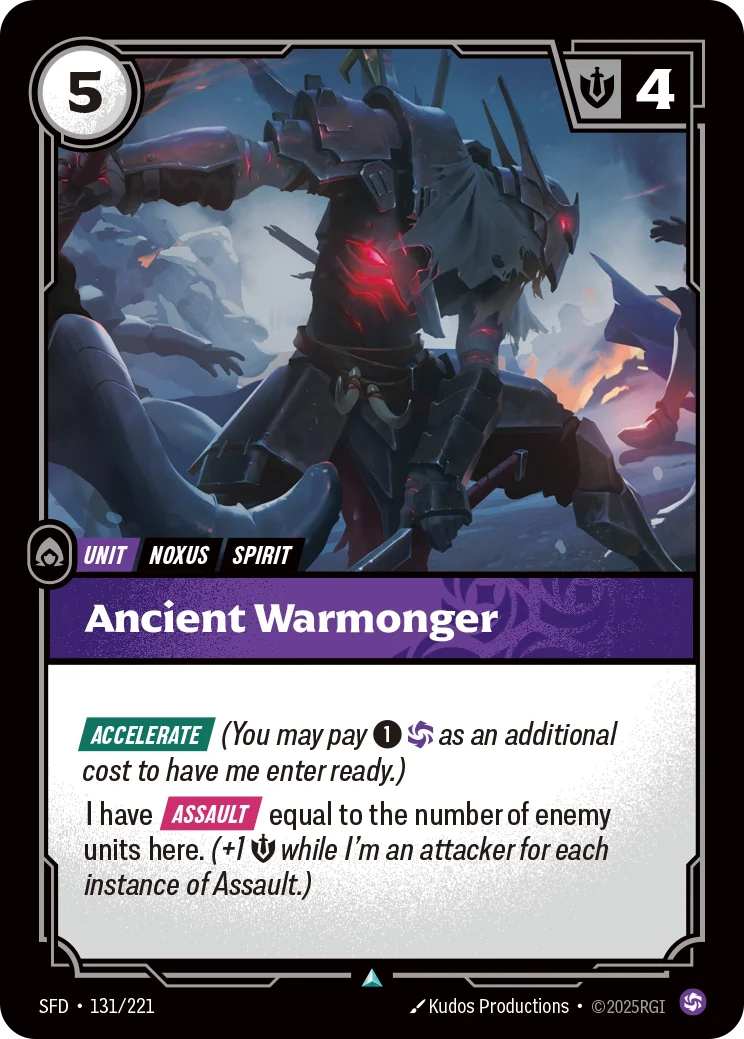 Ancient Warmonger [SFD-131/221]