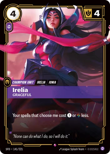 Irelia, Graceful [SFD-141/221] CN