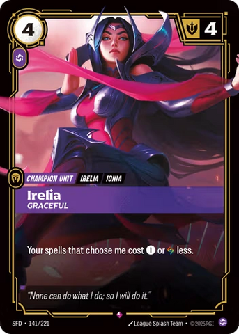 Irelia, Graceful [SFD-141/221]