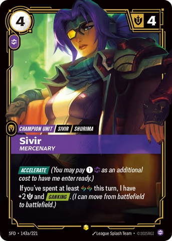 Sivir, Mercenary [SFD-143A/221] CN