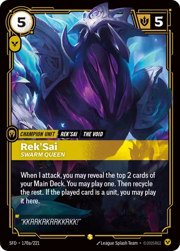 Rek'Sai, Swarm Queen [SFD-170A/221]