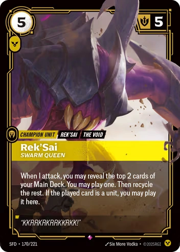 Rek'Sai, Swarm Queen [SFD-170/221] CN