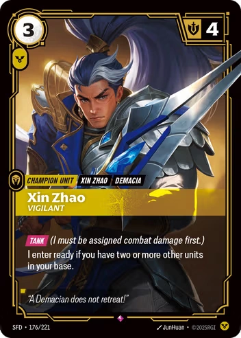 Xin Zhao, Vigilant [SFD-176/221] CN