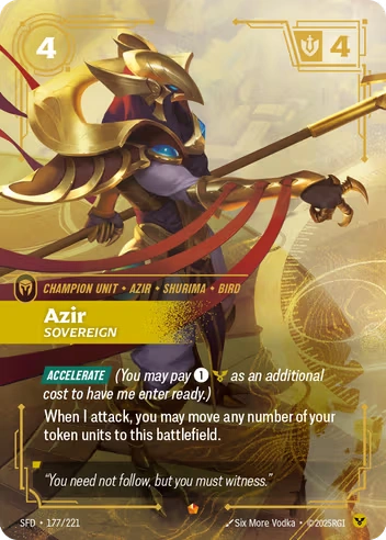 Azir, Sovereign [SFD-177/221]