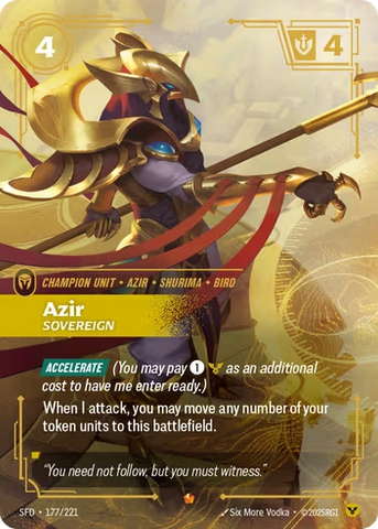 Azir, Sovereign [SFD-177/221] CN