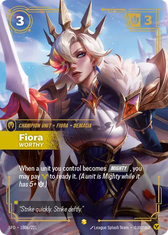 [Chinese] Fiora, Worthy [SFD-180A/221]