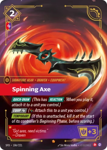 [Chinese] Spinning Axe [SFD-186/221]