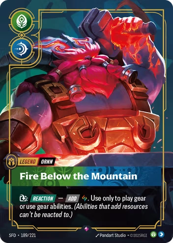Fire Below the Mountain [SFD-189/221] CN