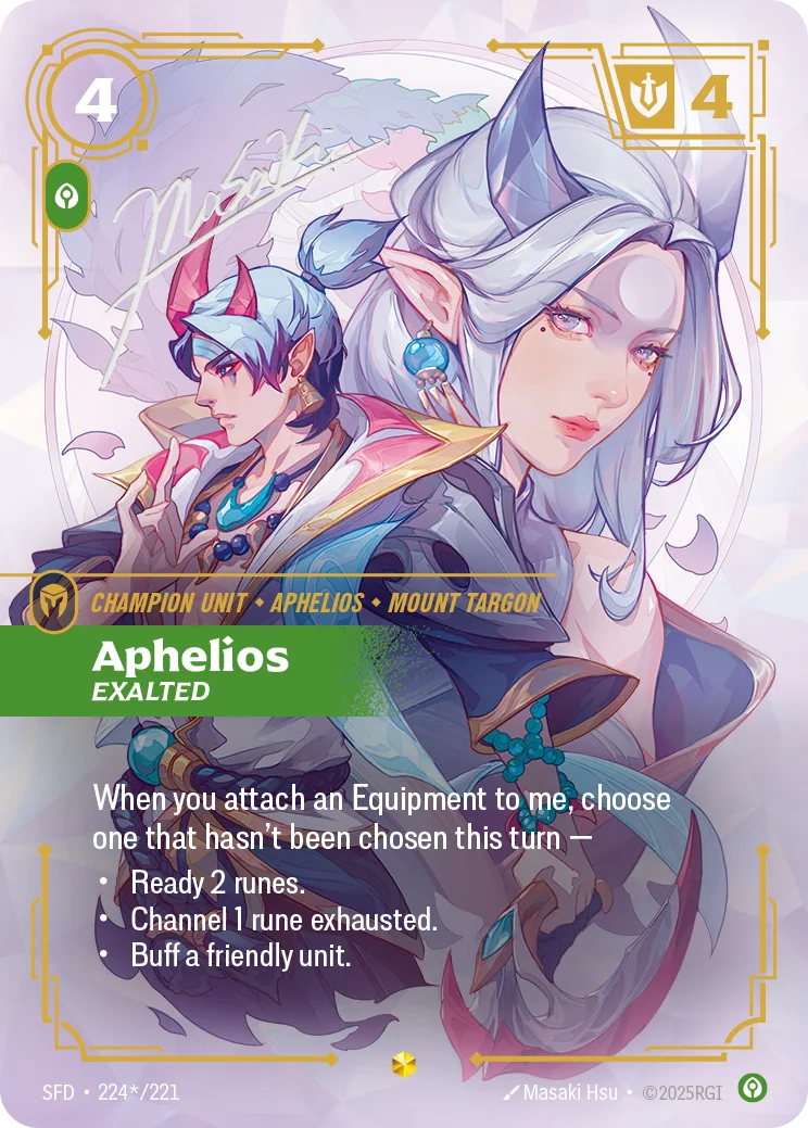 Aphelios, Exalted [SFD-224*/221]