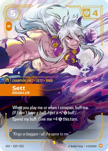 Sett, Brawler [SFD-232*/221]