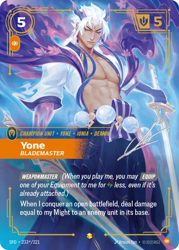 [Chinese] Yone, Blademaster [SFD-233*/221]