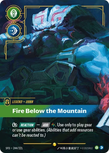 Fire Below the Mountain [SFD-244/221]