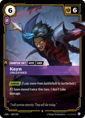 Kayn, Unleashed [OGN-189/298] CN