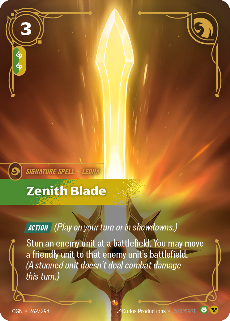 [Chinese] Zenith Blade [OGN-262/298]