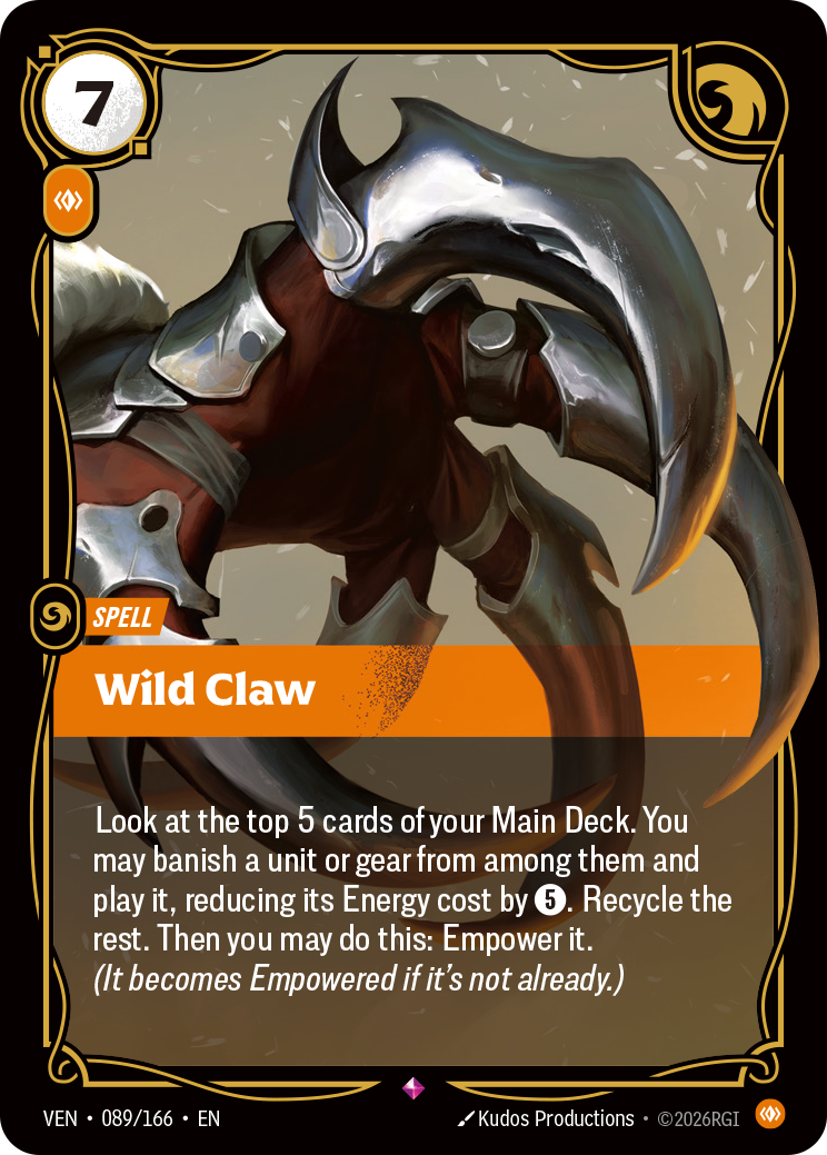 Wild Claw [VEN-089/166]