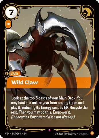 Wild Claw [VEN-089/166]
