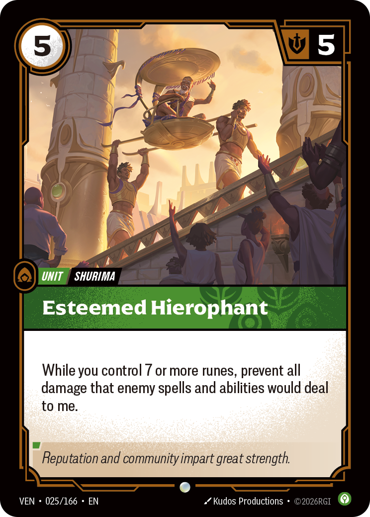 Esteemed Hierophant [VEN-025/166]