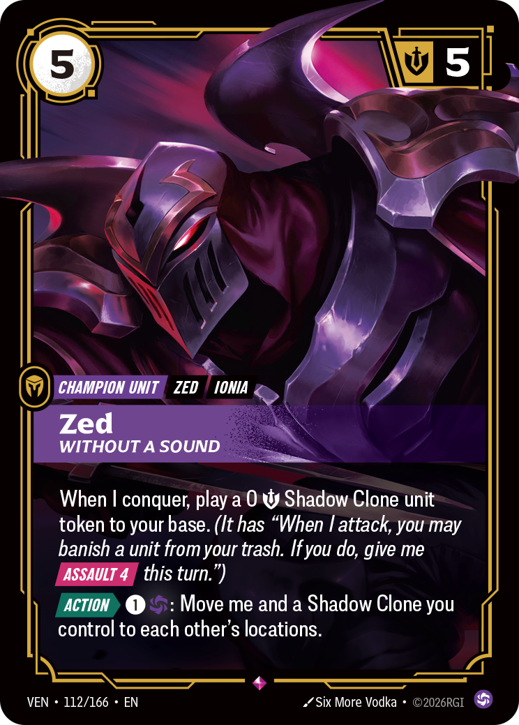 Zed, Without a Sound [VEN-112/166]