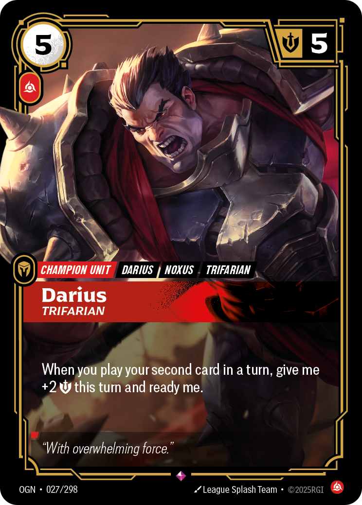 Darius, Trifarian [OGN-027/298]