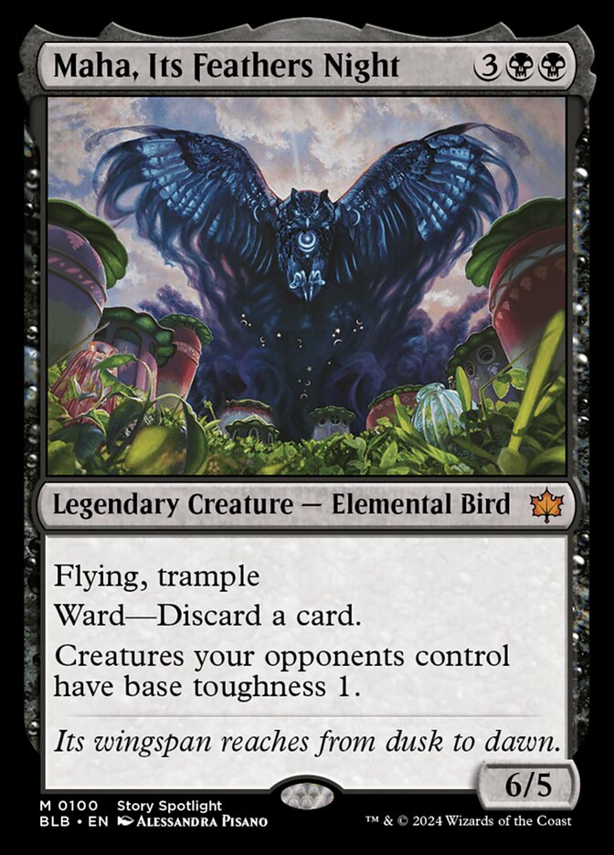 Maha, Its Feather Night (Borderless) [Bloomburrow]