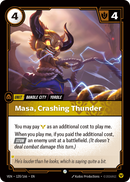 Masa, Crashing Thunder [VEN-120/166]