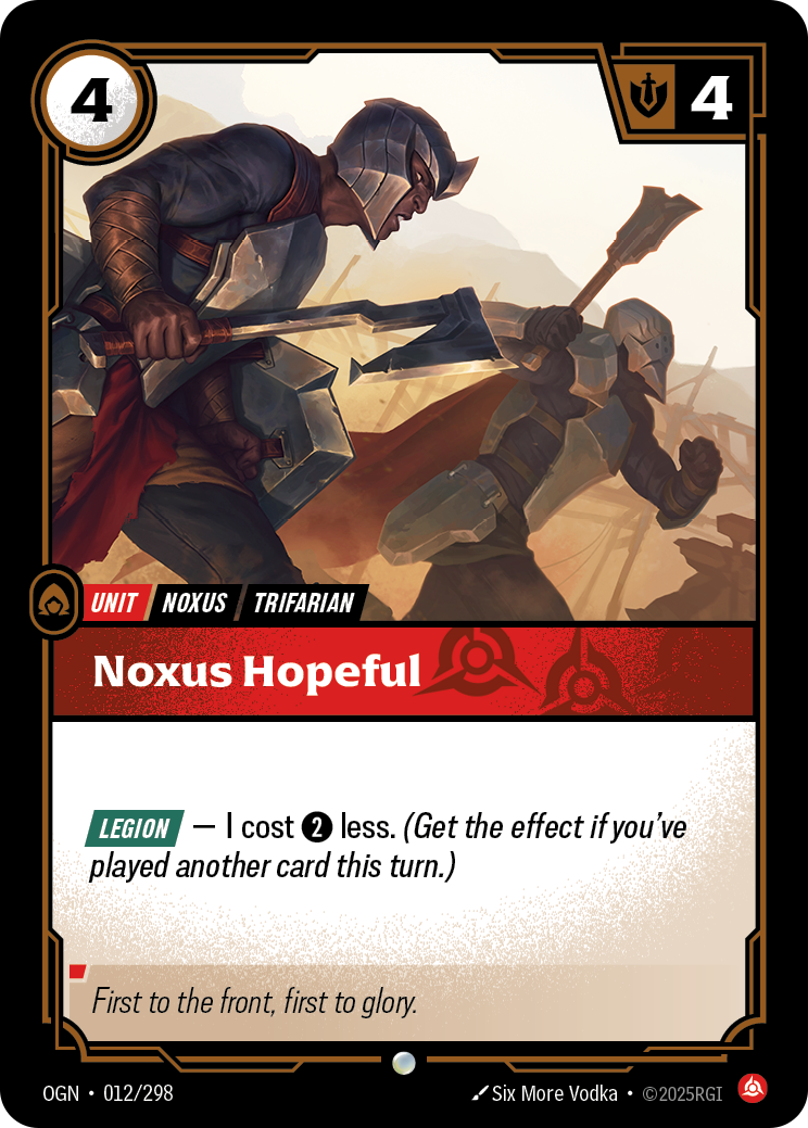 [Chinese] Noxus Hopeful [OGN-012/298]