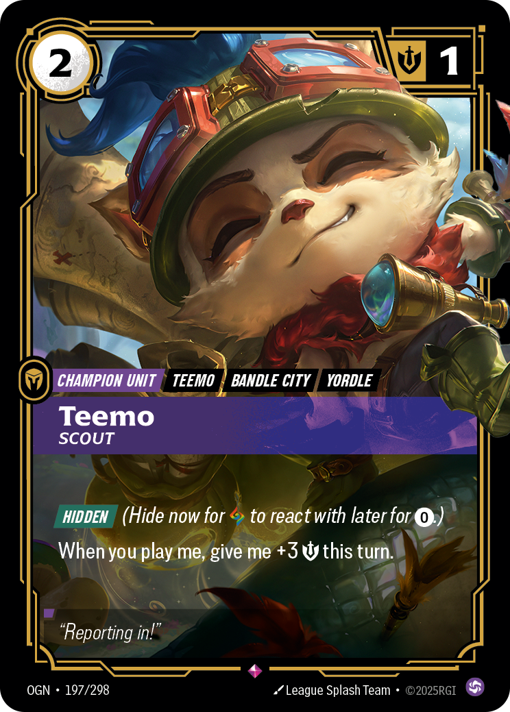 Teemo, Scout [OGN-197/298]
