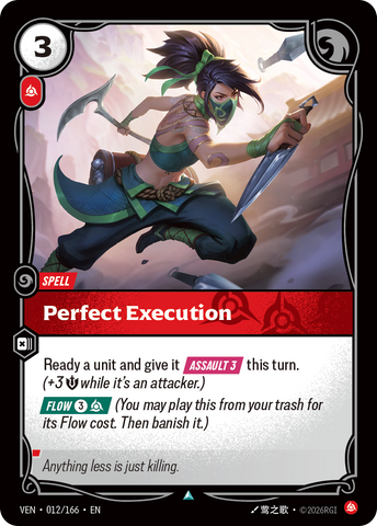 Perfect Execution [VEN-012/166]