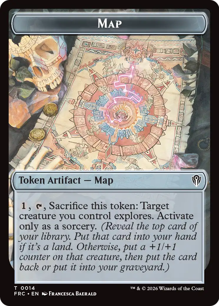 Kobolds of Kher Keep // Map Double-Sided Token [Reality Fracture Commander Tokens]