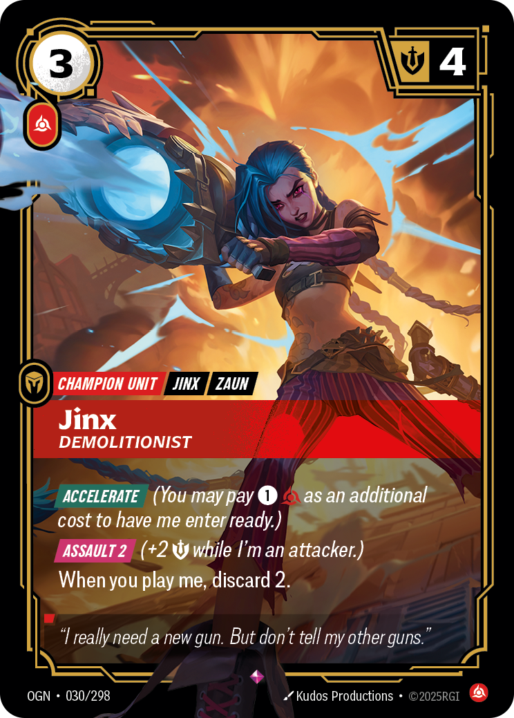 Jinx, Demolitionist [OGN-030/298]