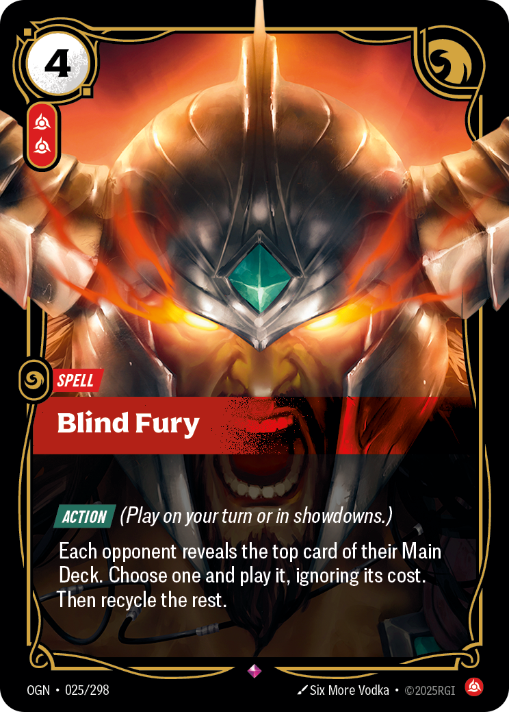 Blind Fury [OGN-025/298]
