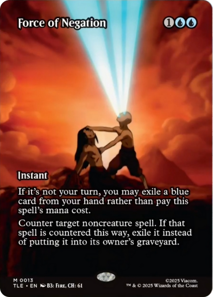 Force of Negation (Borderless) [Avatar: The Last Airbender: Eternal-Legal]