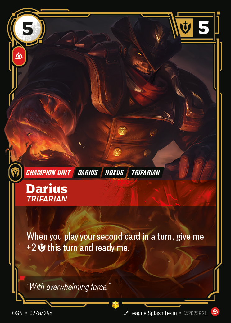 Darius, Trifarian [OGN-027a/298]