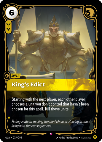 King's Edict [OGN-237/298]