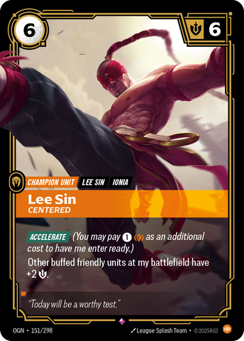 Lee Sin, Centered [OGN-151/298]