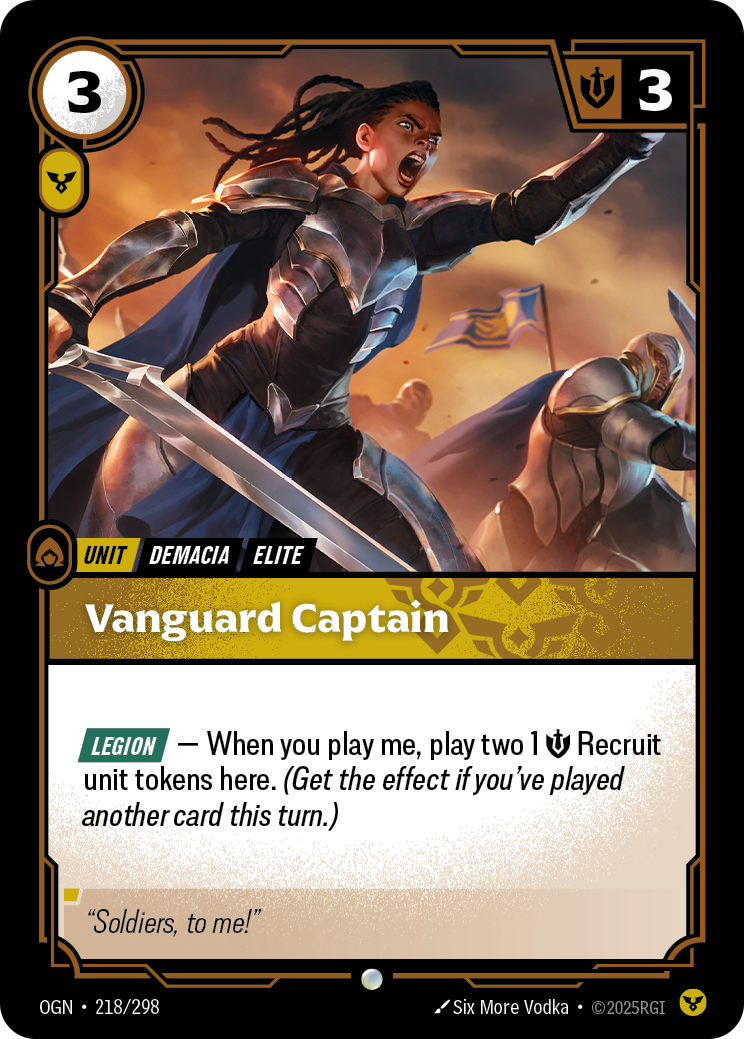[Chinese] Vanguard Captain [OGN-218/298]