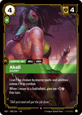 Akali, Silent [VEN-038/166]