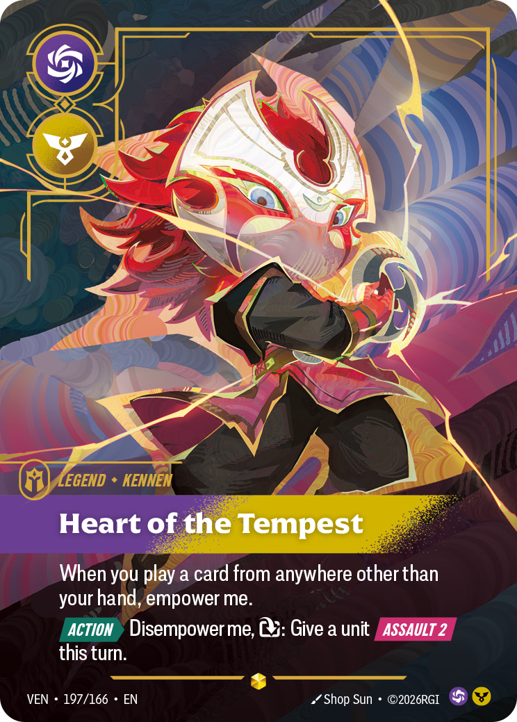 Yordle, Kennen - Heart of the Tempest (Overnumbered) [VEN-197/166]