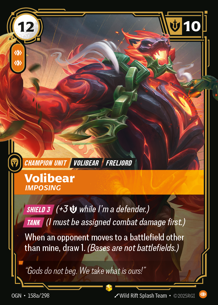 [Chinese] Volibear, Imposing [OGN-158a/298]