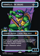 Donatello, the Brains (0085) (Borderless) (Surge Foil) [Teenage Mutant Ninja Turtles Commander]