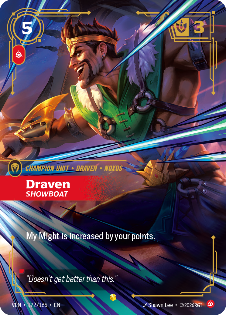 Draven, Showboat [VEN-172/166]
